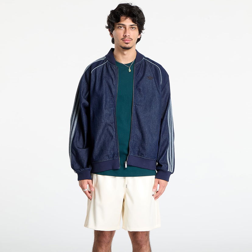 Jacka adidas Originals SST Adicolor Loose Denim Jacket Mörkblå | JX6461