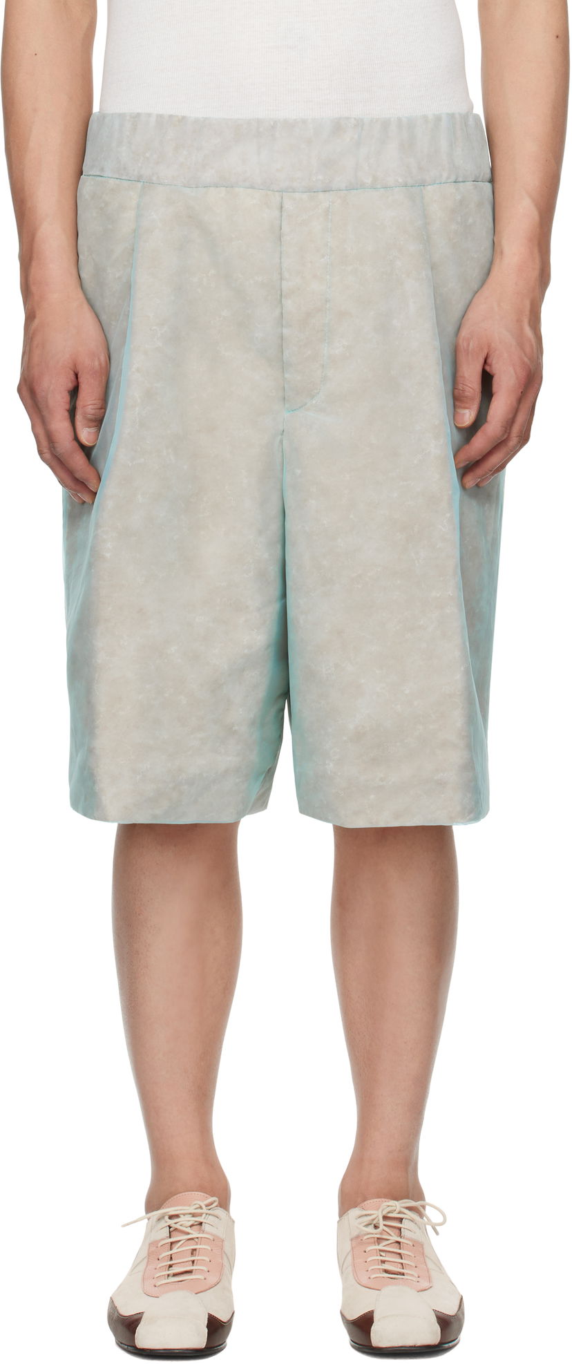 Shorts Dries Van Noten Dries Van Noten Layered Shorts Blå | 251-020952-1501