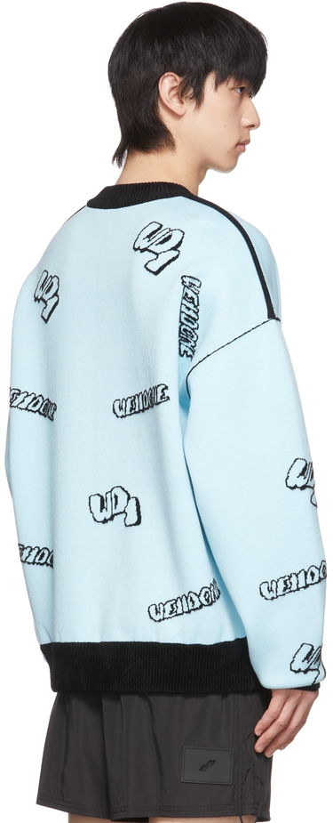Sweater We11done We11done Reversible Sweater Blå | WD-KT1-22-629-U-SK, 2
