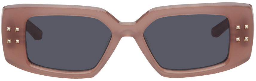 Solglasögon Valentino Garavani V Rectangular Frame Rosa | VLS-108C-53, 0