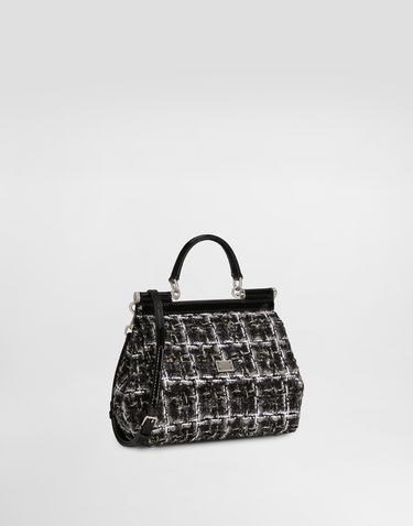 Handväska Dolce & Gabbana Dolce & Gabbana Sicily Medium Handbag Svart | BB6003B6M328B956, 2