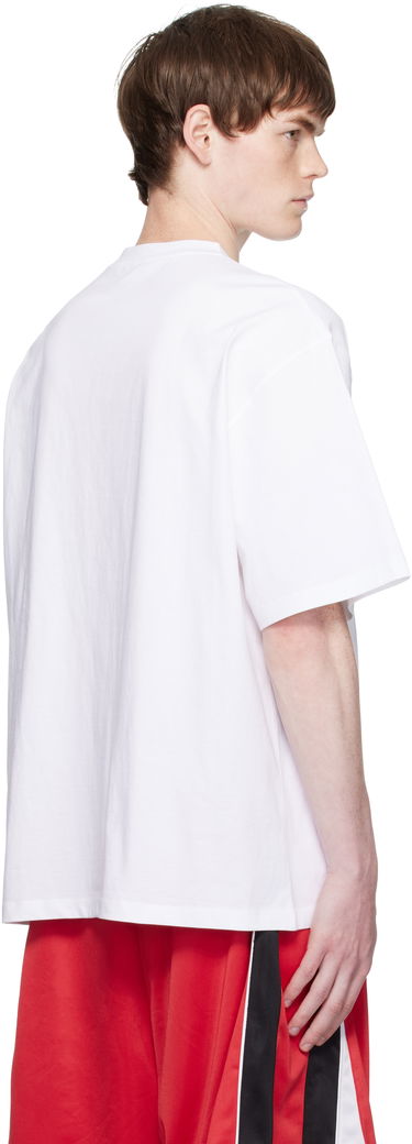 T-shirt We11done We11done Pearly Logo T-Shirt Vit | WD-TT2-25-735-U-WH, 2