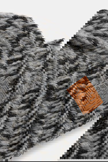 Mössa GANNI Graphic Wool Hand Knit Beanie Flerfärgad | A6904, 2