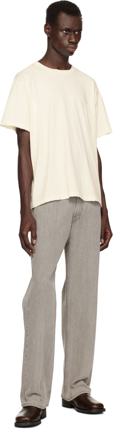 T-shirt John Elliott John Elliott Folsom Cropped T-Shirt Vit | A290M37596A, 3