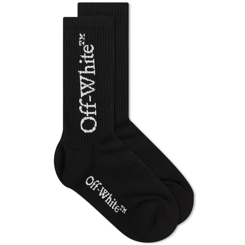 Strumpor Off-White Mid Bookish Calf Socks Svart | OWRA035C99KNI0011001