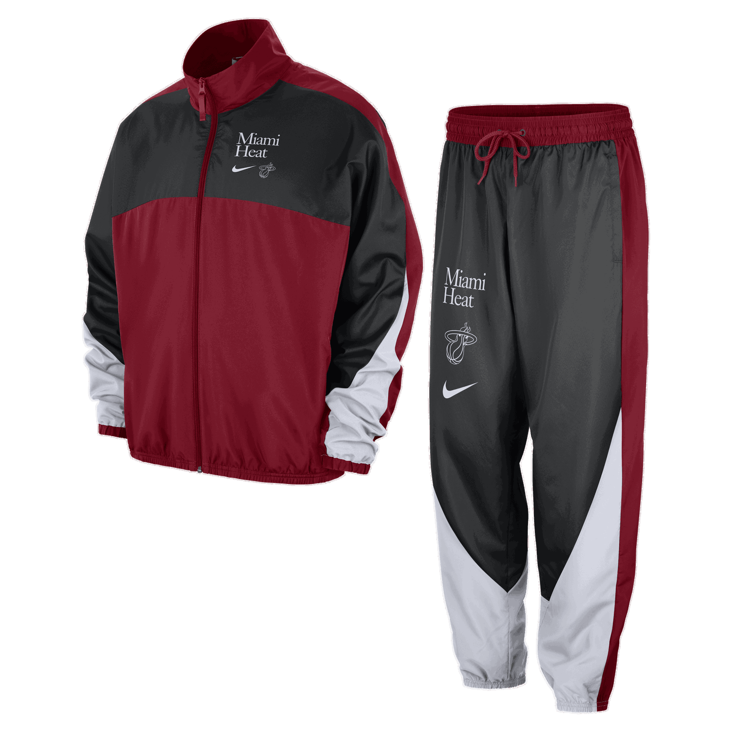 Träningsoverall Nike NBA Miami Heat Starting 5 Courtside Tracksuit Bourgogne | FD8556-608, 0