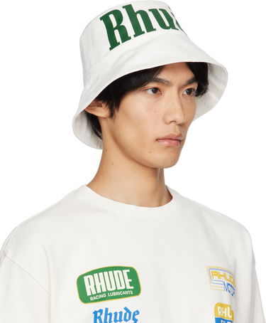Hatt Rhude Logo Bucket Hat Mörkblå | RHPF25HA02747, 3