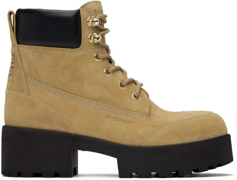 Kläder Givenchy Givenchy Trekker Boots Beige | BE604TE293231
