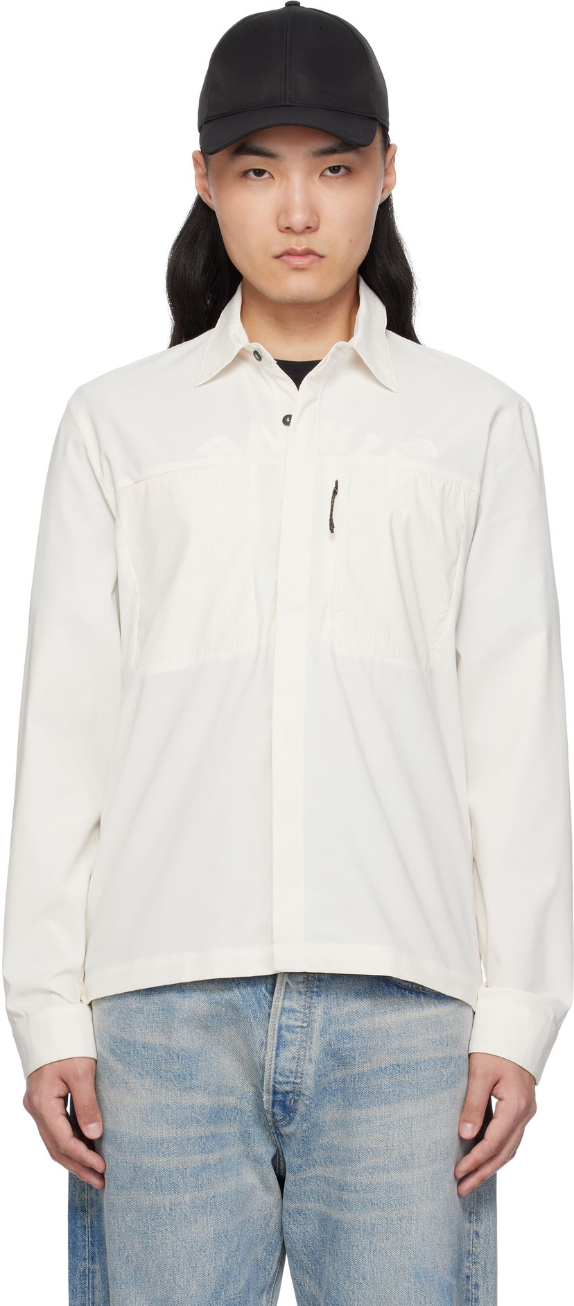 Skjorta The North Face The North Face LIGHTRANGE Long-Sleeve Shirt Vit | NF0A8B53