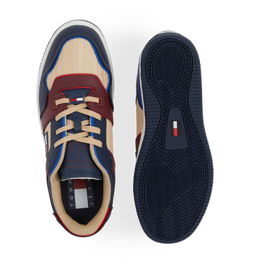 Sneakers och skor Tommy Hilfiger Retro Basket Warm Lined Bleu/bordeaux Flerfärgad | EM0EM01074C87, 3