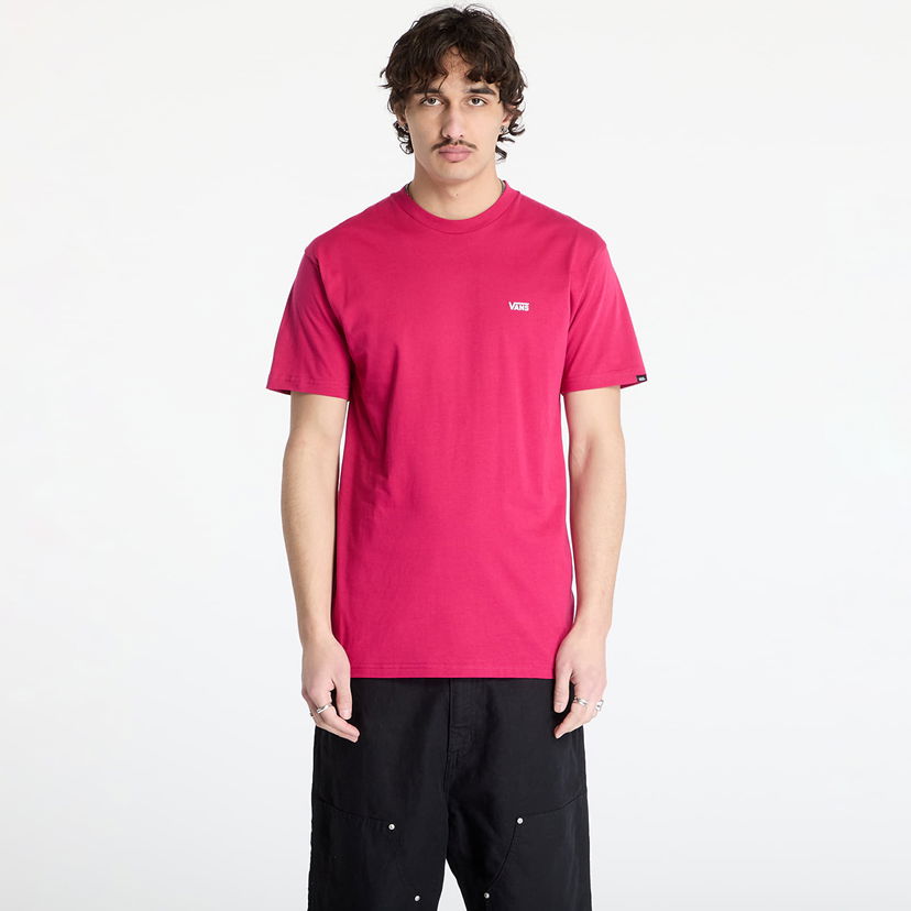 T-shirt Vans Vans Left Chest Logo T-Shirt Rosa | VN0A3CZEC9L1