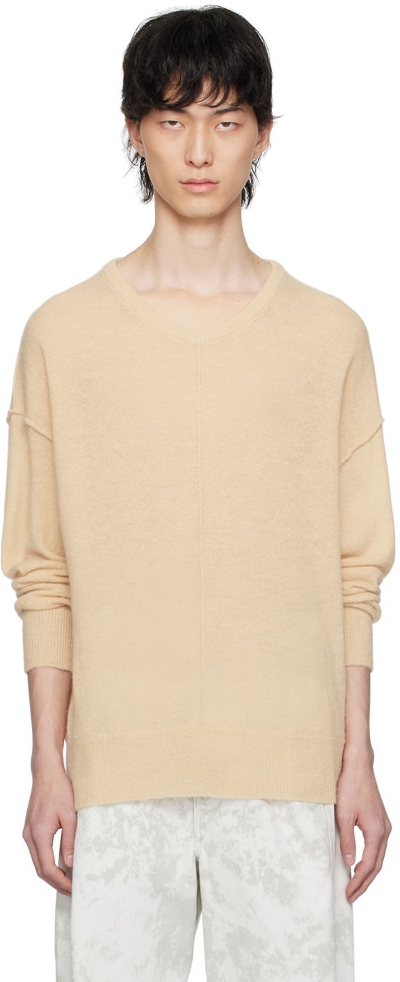Sweater LEMAIRE Light Knit Sweater Beige | TO1202 LK1019