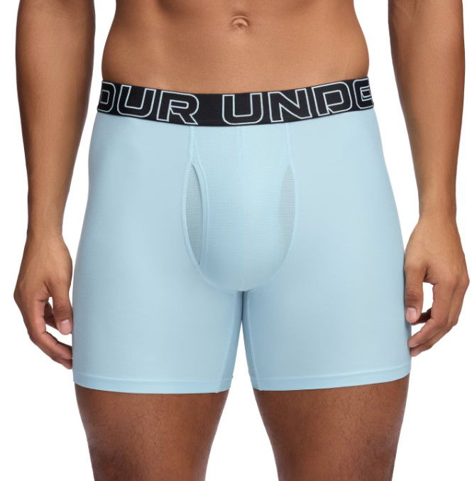 Boxare Under Armour Under Armour Performance Tech 6in Boxer Briefs - 3 Pack Blå | 1383878-494, 1