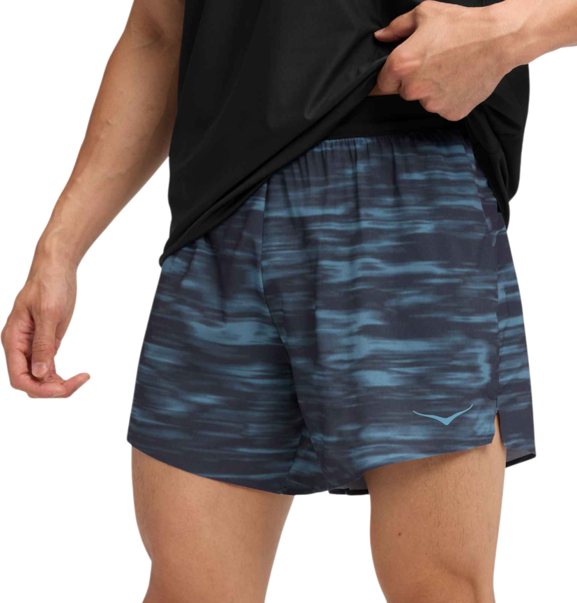 Shorts Hoka One One Hoka Glide 5" Shorts with Brief Blå | 1176971p-bblr