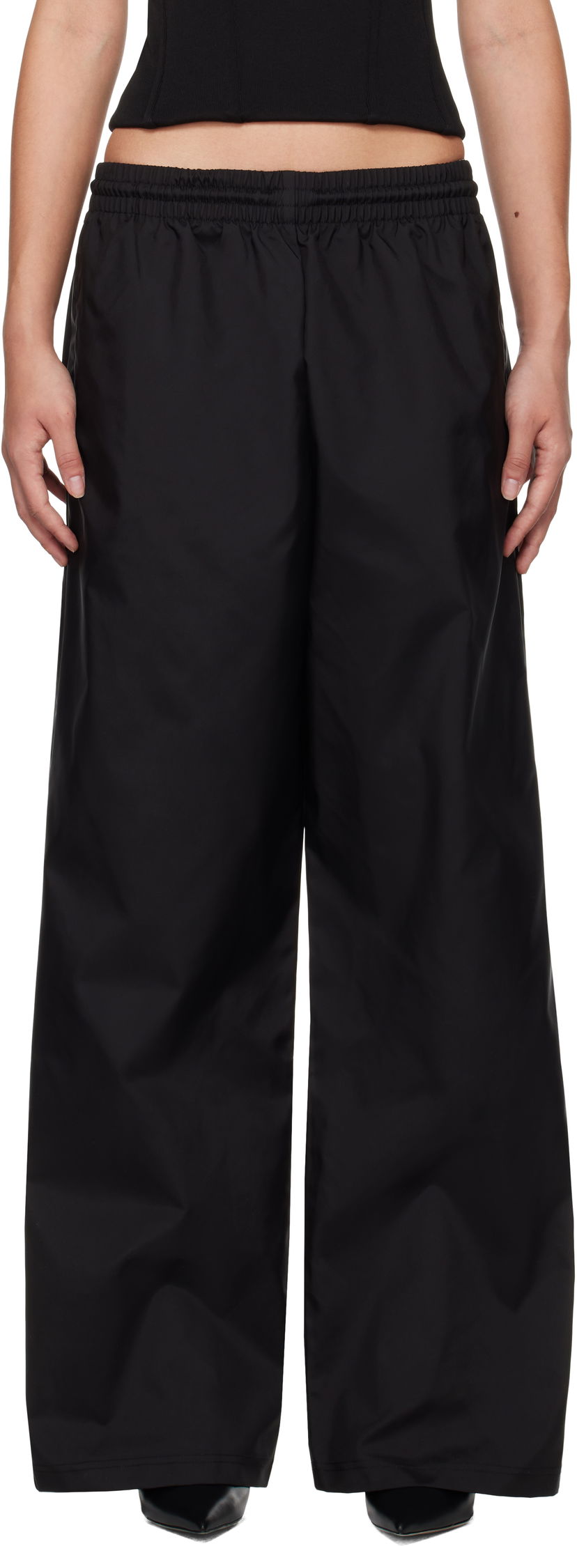Träningsbyxor WARDROBE.NYC WARDROBE.NYC Utility Track Trousers Svart | W2225F24NY