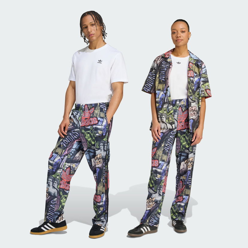 Träningsbyxor adidas Performance Jeremy Scott Pride AOP Track Pants Flerfärgad | JY2021