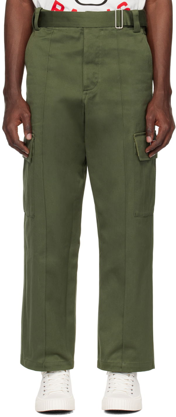 Cargo byxor KENZO Green Belted Cargo Pants Grön | FE58PA3759GF, 0