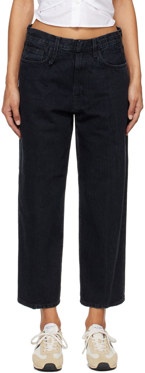 Byxor R13 R13 D'Arcy Ankled Jeans Svart | R13WD049 D184A