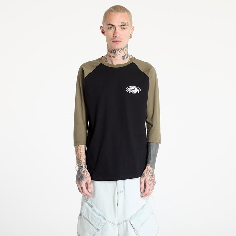 T-shirt Horsefeathers Horsefeathers Dynamo Raglan T-Shirt Svart | SM1380B