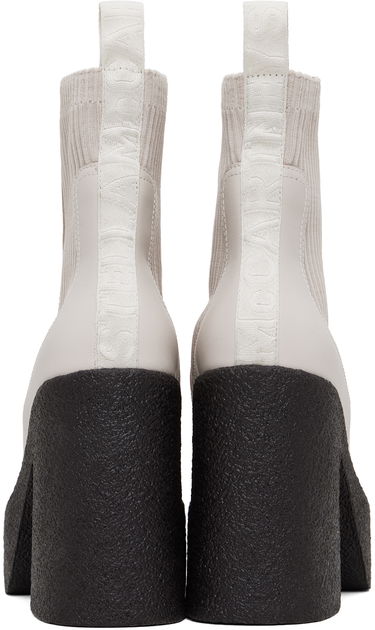Sneakers och skor Stella McCartney Skyla Heeled Sock Boots Vit | 810440E00195, 1