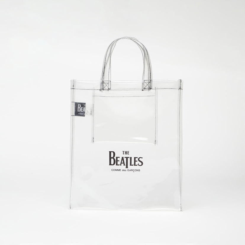 Tygpåse Comme des Garçons The Beatles x Shopper Bag Clear Vit | VZK249 clear