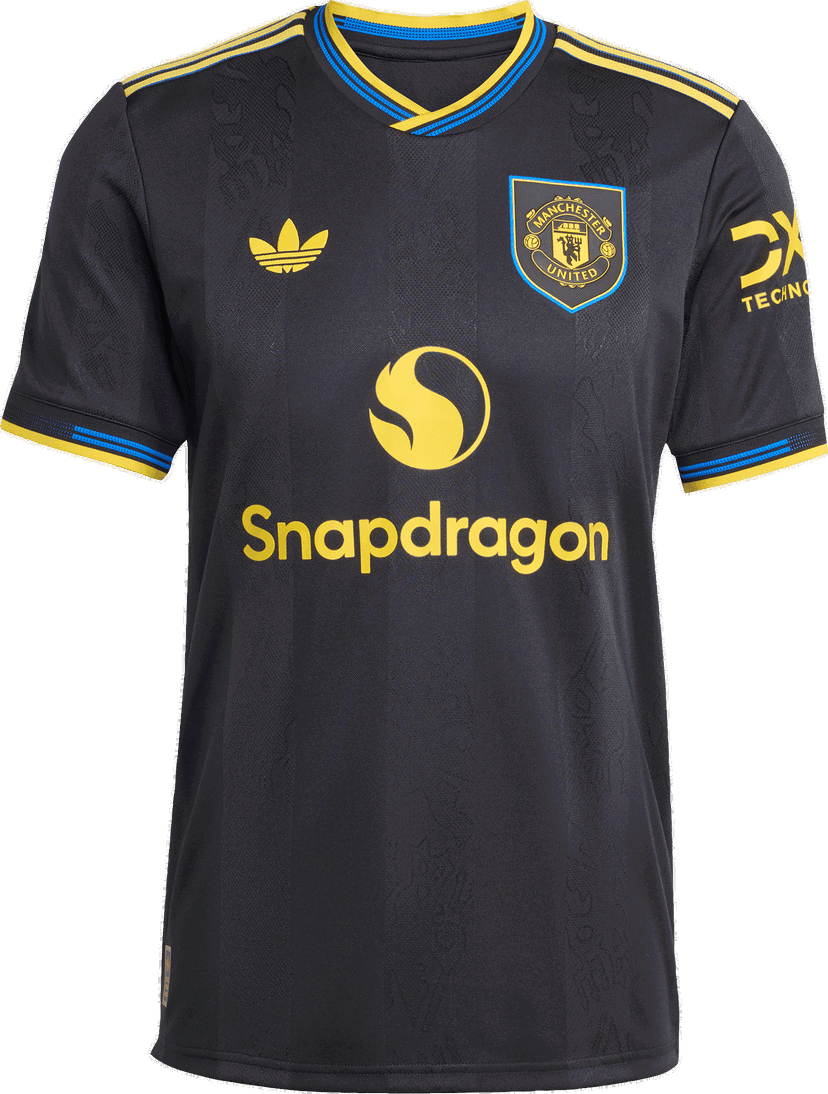Jersey adidas Originals Manchester United Authentic 3rd Jersey 2025/26 Svart | ji7419