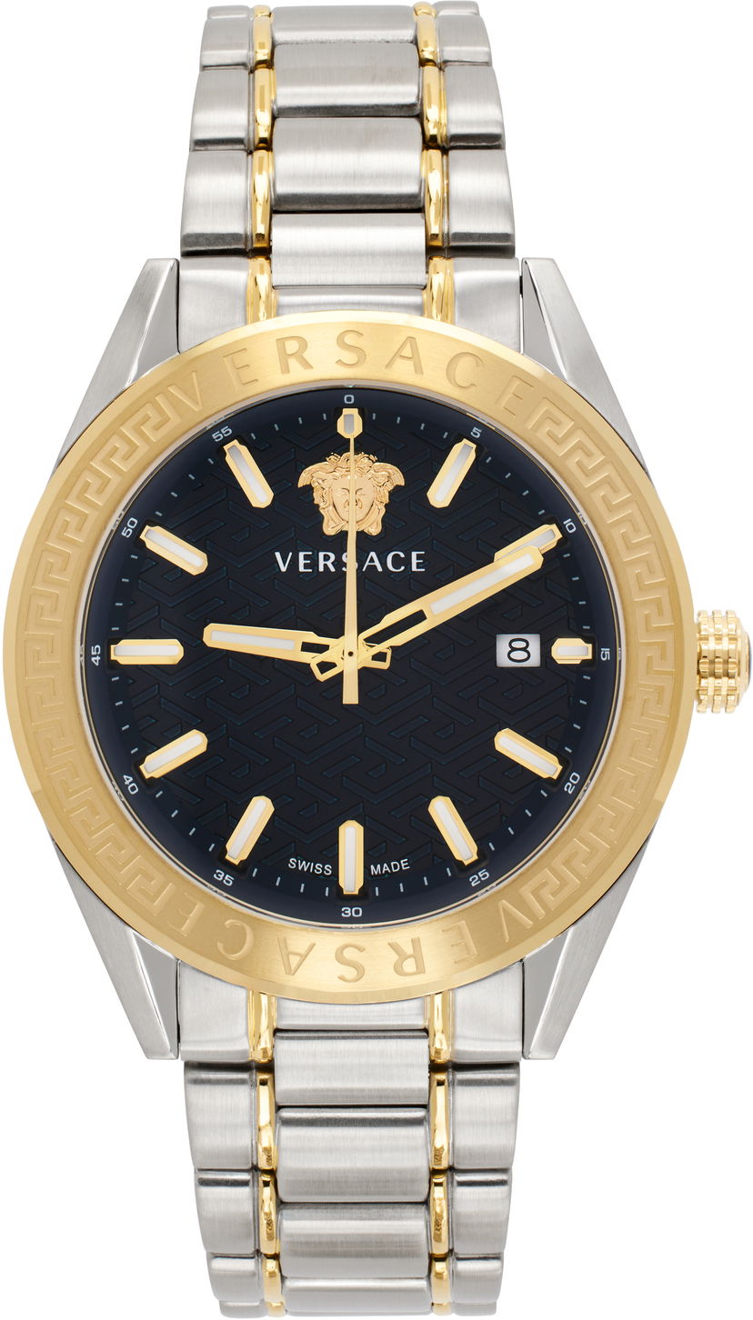 Klocka Versace Watch With Silver & Gold Bracelet Metallisk | VE6A00523