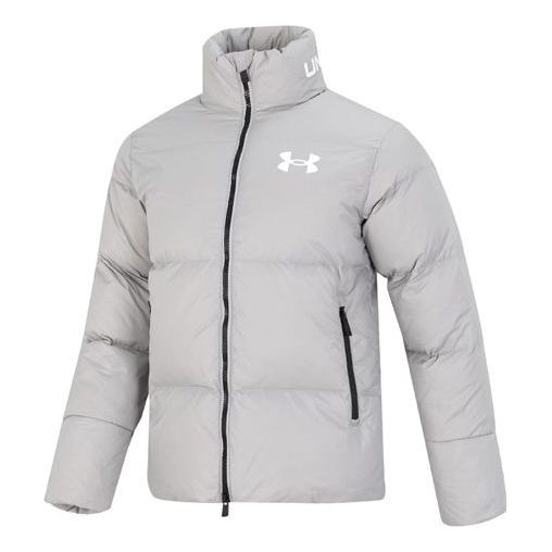 Pufferjacka Under Armour Logo Puffer Jacket Grå | 1375449-558