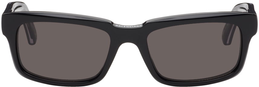 Solglasögon Balenciaga Rectangular Sunglasses Svart | BB0345S-001, 0