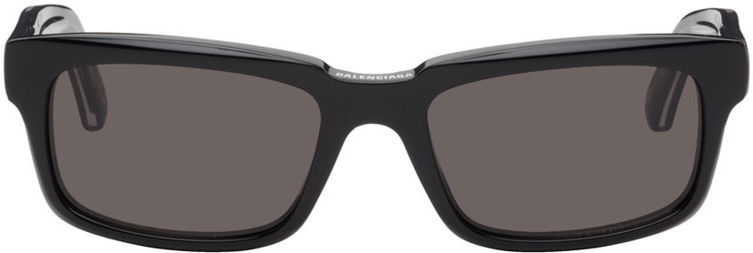 Solglasögon Balenciaga Rectangular Sunglasses Svart | BB0345S-001