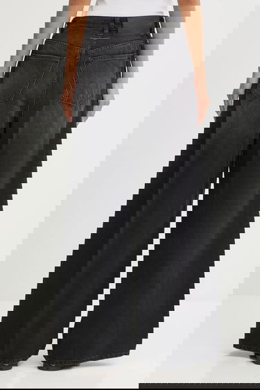 Jeans Maison Margiela MM6 Maison Margiela High Waist Wide-Leg Paint Splatter Drawstring Denim Svart | S52LA0262.M30011.966, 2