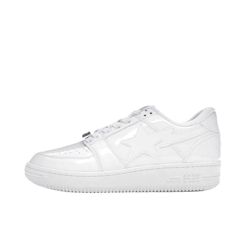 Sneakers och skor BAPE Bape Sta Low "Patent White" Vit | 1G30191010-WH