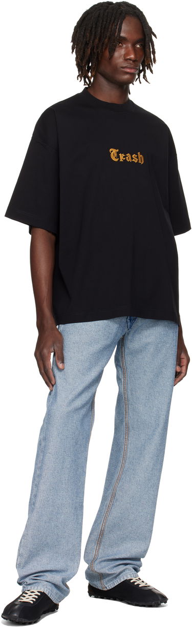 T-shirt VETEMENTS VETEMENTS 'Trash' Embroidered T-Shirt Svart | UH76TR540B, 3
