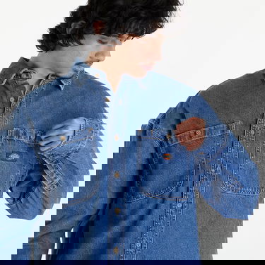 Skjorta Dickies Houston Denim Shirt "Classic Blue" Blå | DK0A4YF5CLB1, 4