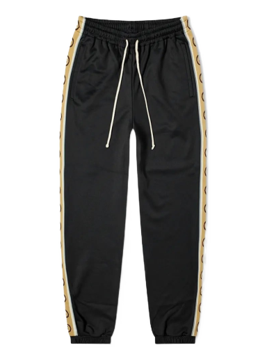 Träningsbyxor Gucci Technical Jersey Taped Logo Track Pant Svart | 598858-XJBZ8-1082