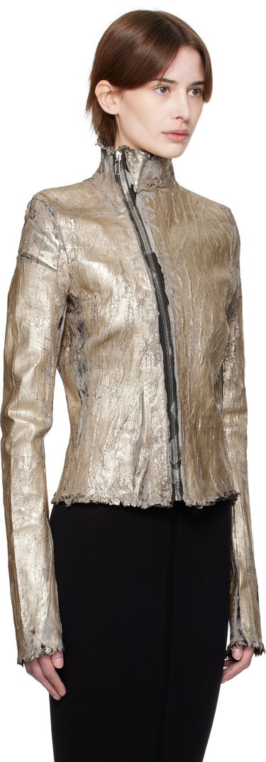 Jacka Rick Owens Rick Owens Hollywood Gary Denim Jacket Metallisk | RP01E7701 SGMC, 1