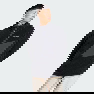 Sweatshirt adidas Performance Terrex XPLORIC High Pile Fleece Pullover Svart | IB6553, 0