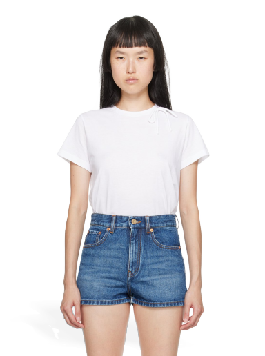 T-shirt Valentino White Bow Vit | 3B3MG21J81G