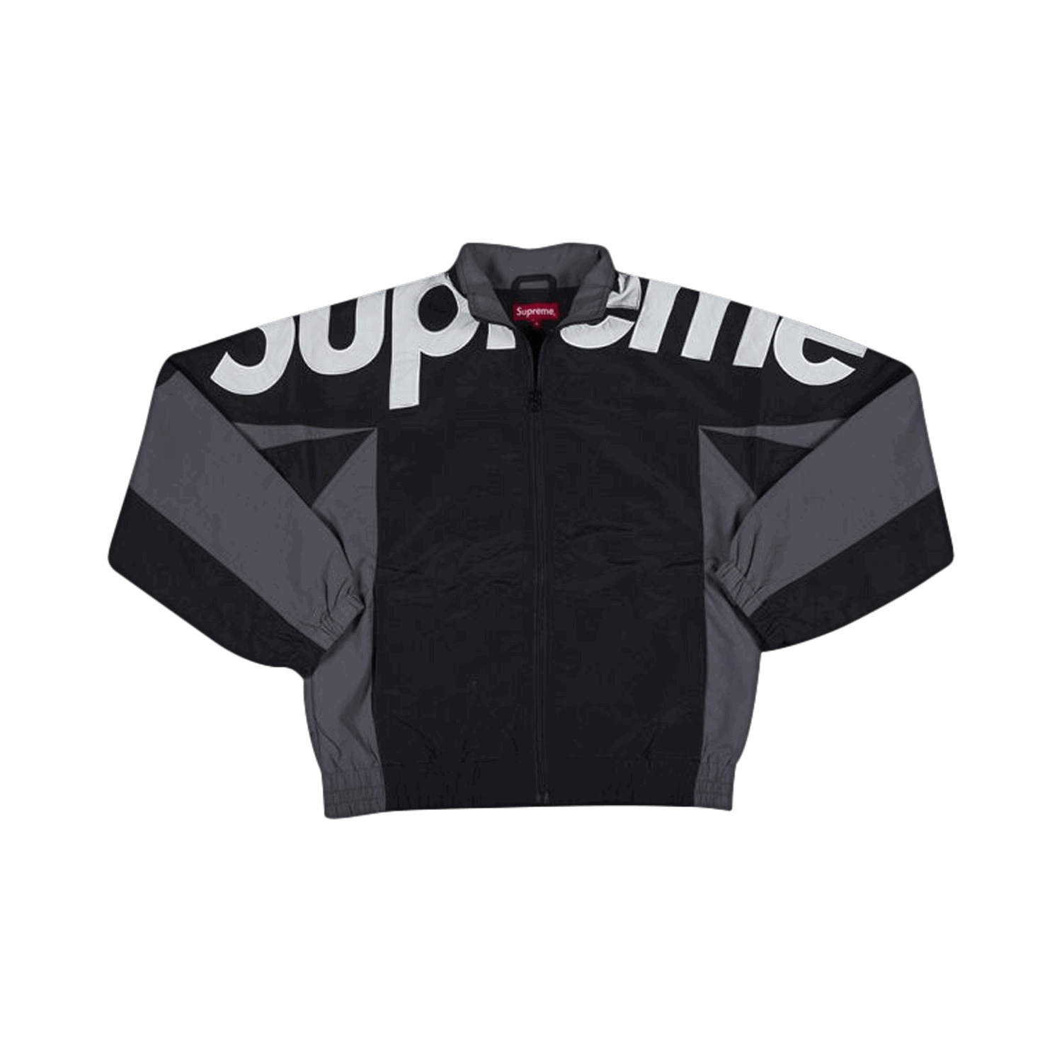 Jacka Supreme Shoulder Logo Track Jacket Svart | FW19J88 BLACK, 0