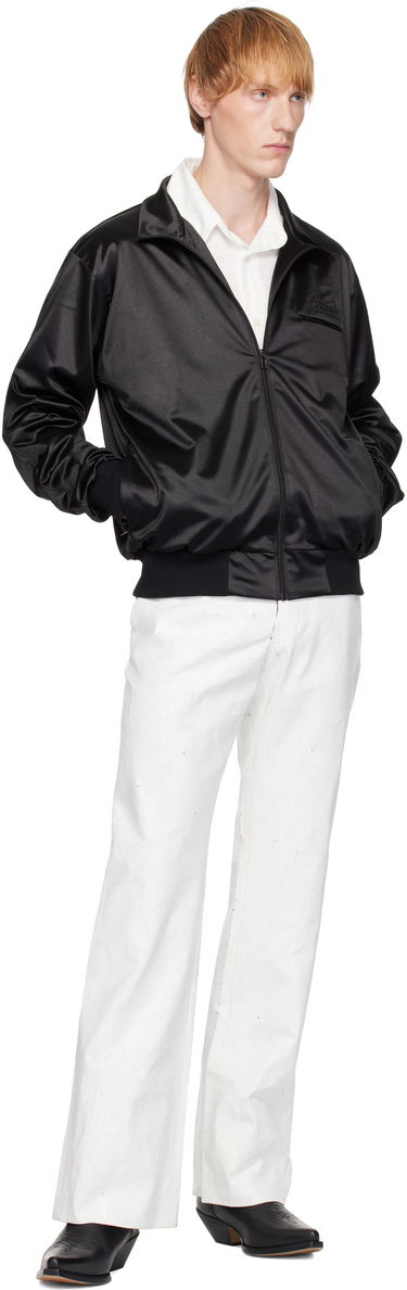 Bomberjacka Maison Margiela MM6 Maison Margiela Embroidered Track Jacket Svart | SH2HG0003 S78140, 3