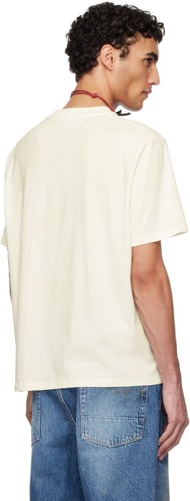 T-shirt OUR LEGACY Our Legacy Box Sun Graphic T-Shirt Beige | M2256BSS, 2
