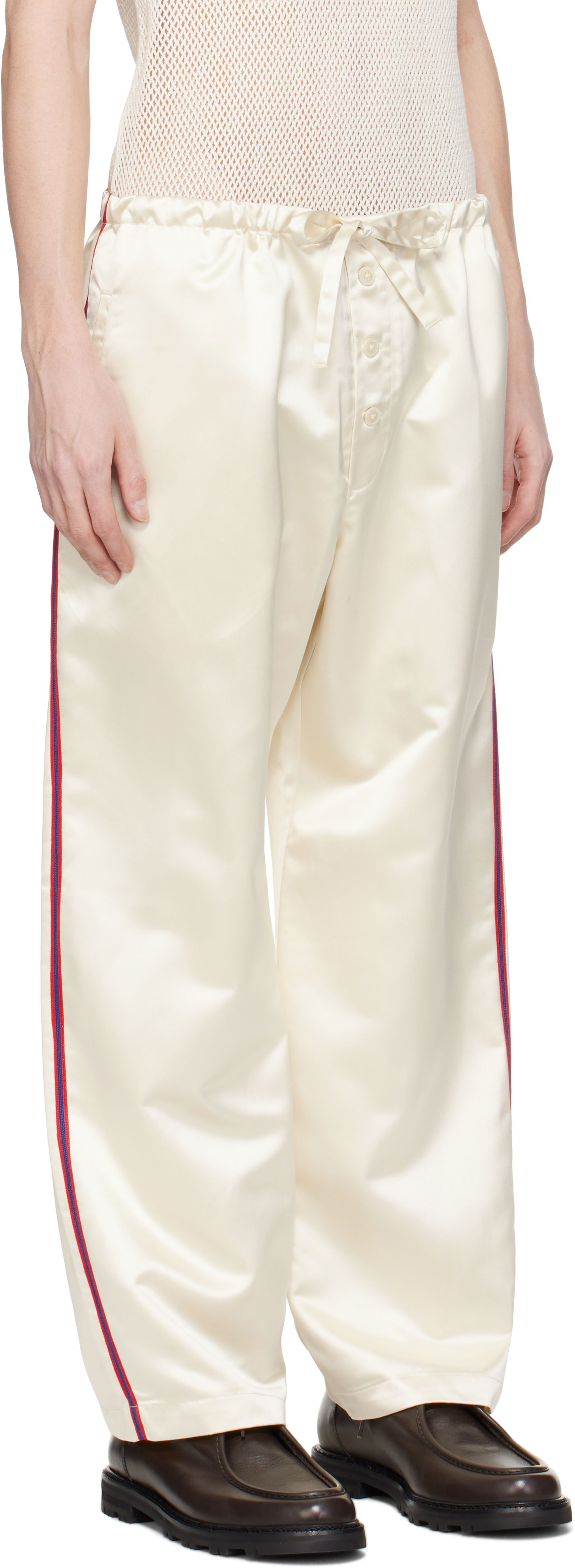 Träningsbyxor Bode Bode Redtail Pyjama Pants Vit | MRS25BT028, 1