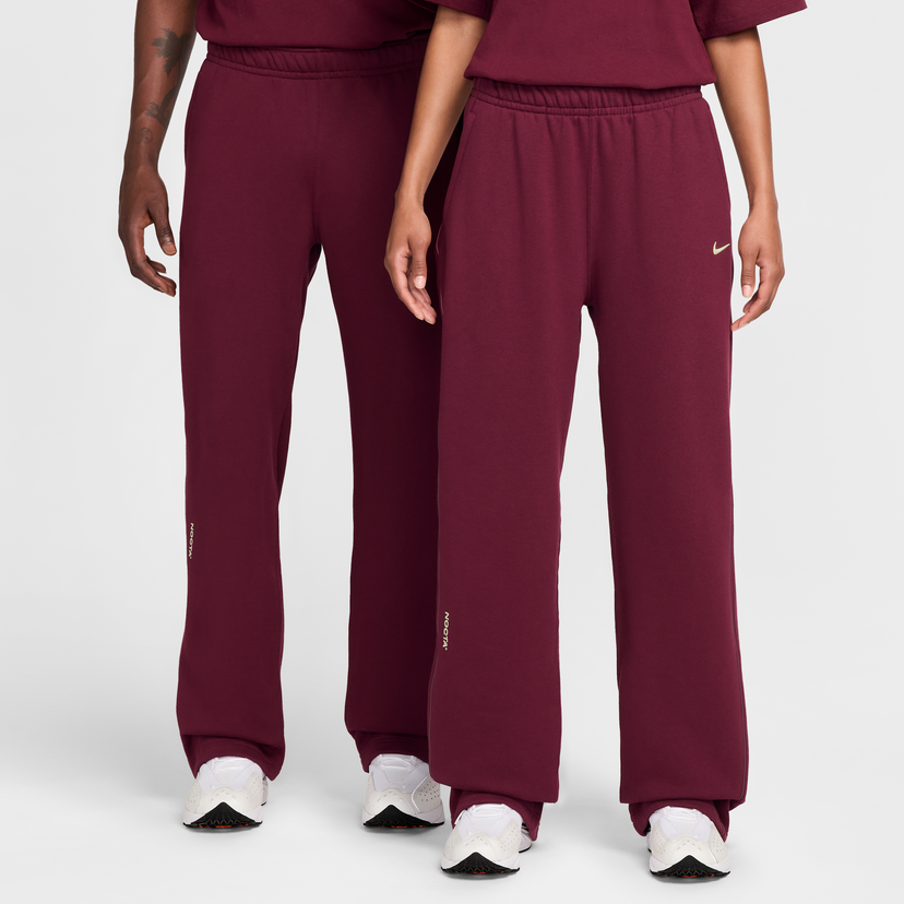 Träningsbyxor Nike NOCTA Fleece CS Cuffless Pants Bourgogne | FZ4675-638