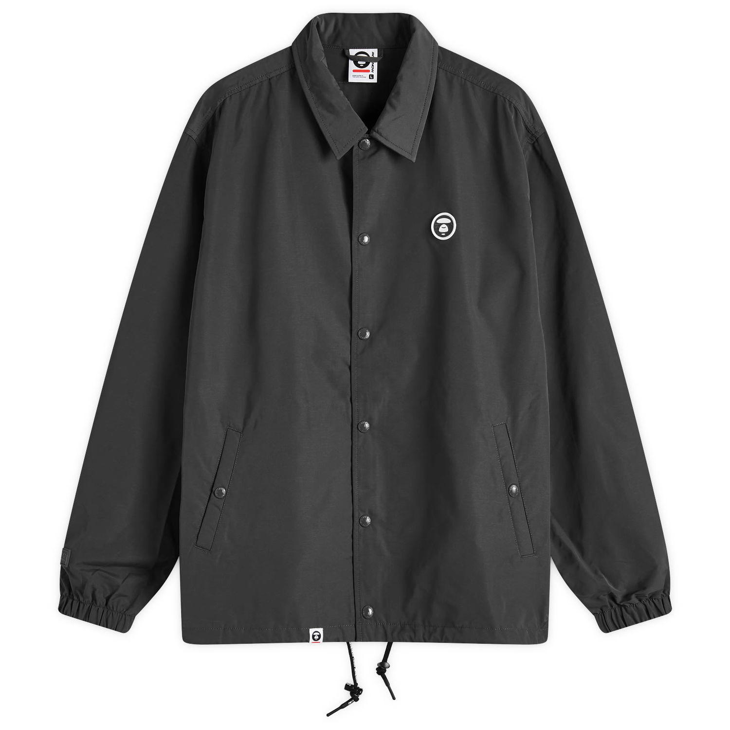 Vindjacka AAPE by A Bathing Ape AAPE Now Lightweight Coach Jacket Svart | AAPLJM7662XXNBKX, 1