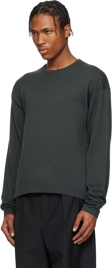 Sweater LEMAIRE Lemaire Crew Neck Sweater Grön | TO1359 LK087, 3