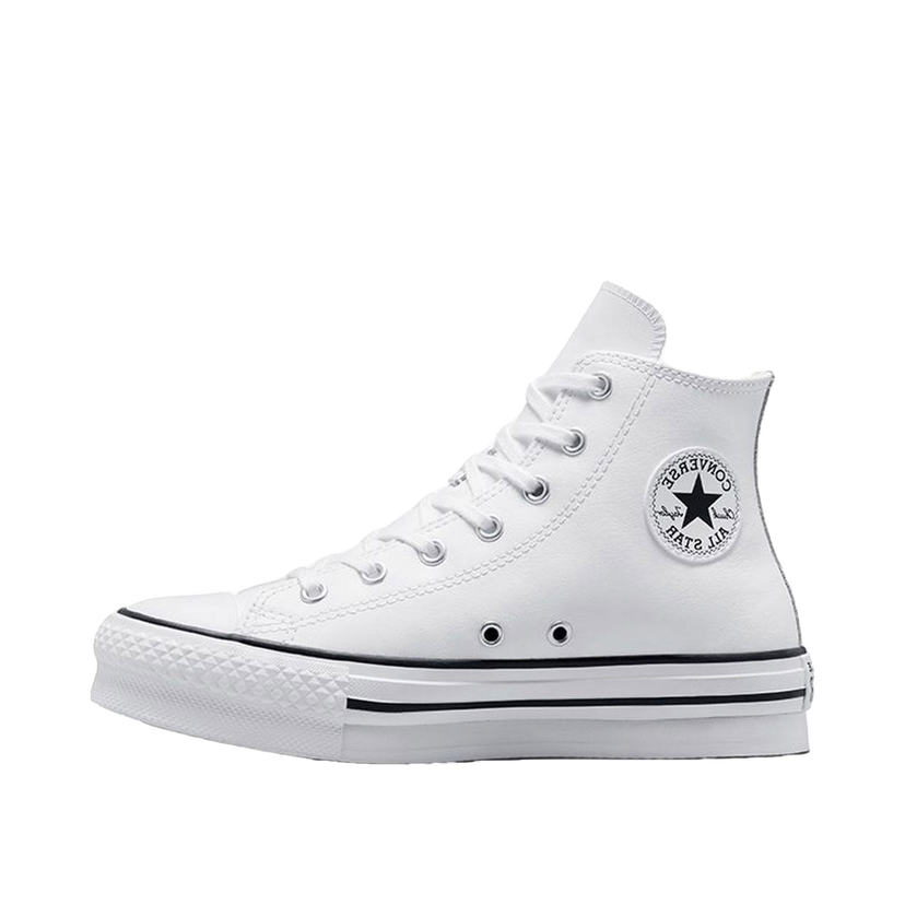 Sneakers och skor Converse Chuck Taylor All Star Eva Lift Platform Leather High Top Vit | A02486C