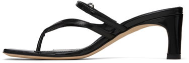 Tillbehör Aeyde Aeyde Giselle Heeled Thong Sandals Svart | A11-HS-GLIS55TB27-SS24-800-028, 2