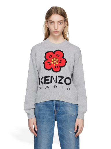Sweater KENZO Paris Boke Flower Sweater Grå | FD52PU3803LD