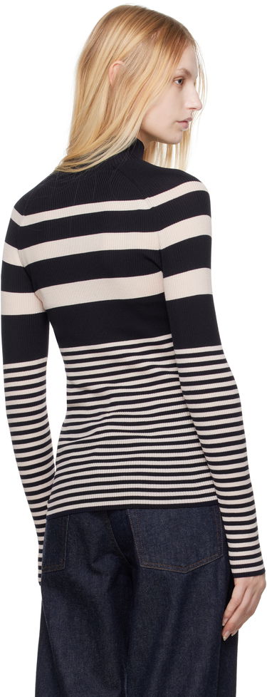 Sweater Moncler Moncler Striped Wool Turtleneck Flerfärgad | K10939F00002M1180, 2