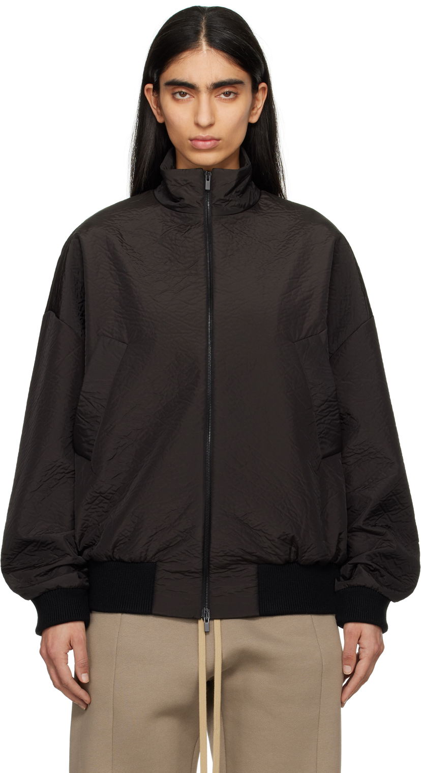 Bomberjacka Fear of God Fear of God Textured Track Jacket Svart | FGE230-327CPN